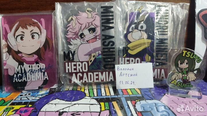 Моя геройская академия мерч (7 разных фото)
