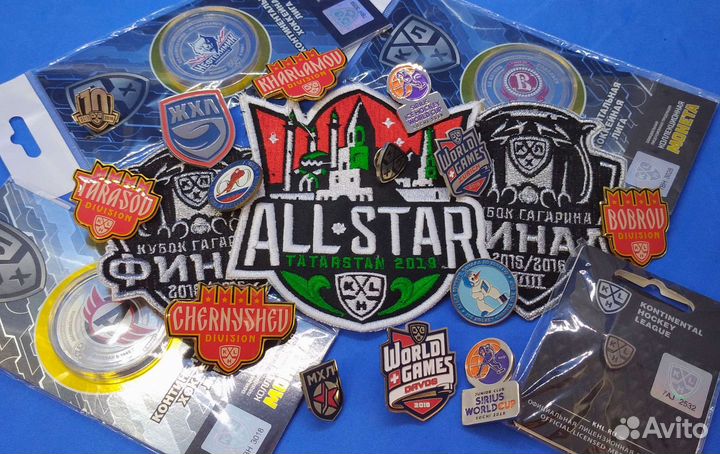 Значки хоккей кхл World Games мхл жхл Патчи Монеты