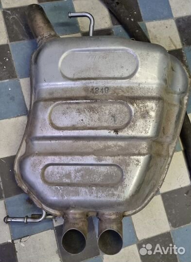 Выхлоп Skoda Octavia a7 2014 1.8