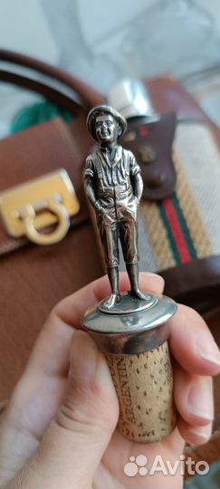 Антикварная пробка для бутылки WMF серебрение