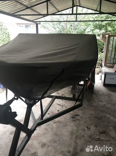 Лодка Днепр с мотором Хонда