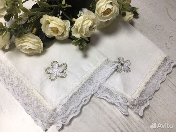 Носовые платочки ручной работы