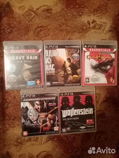 Sony playstation 3 slim + 5 дисков