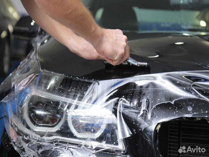 Оклейка авто пленкой, бронирование, антигравийная