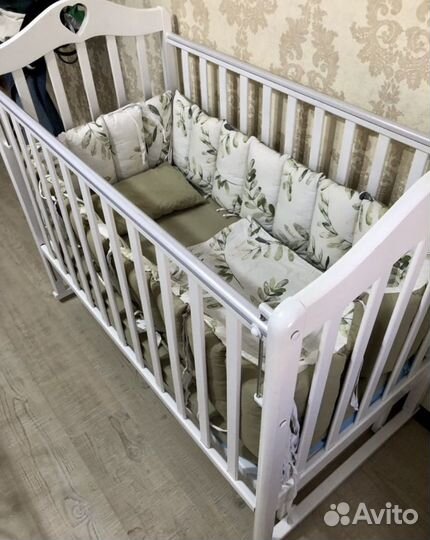 Бортики в детскую кроватку