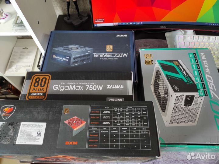 Блоки питания 750W (Bronze/gold)