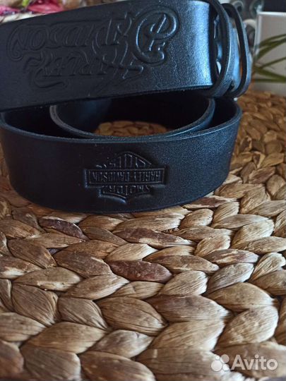 Ремень мужской кожаный ручной работы