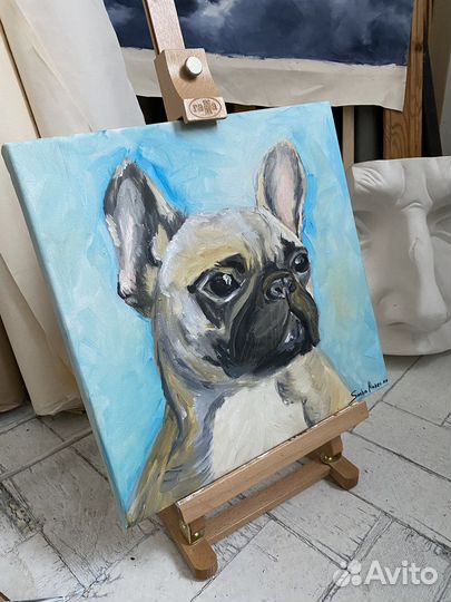 Картина маслом на холсте «немопс»