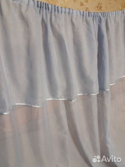 Тюль и штора