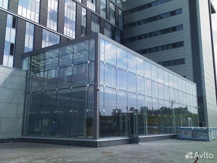 Фасадное остекление. Витражи