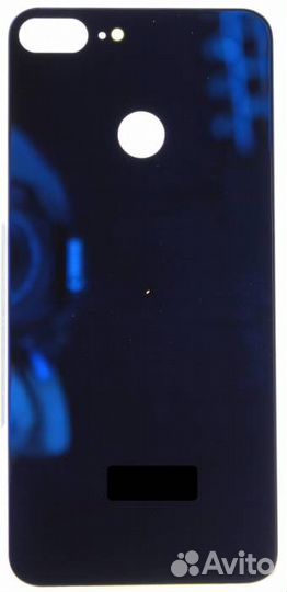 Задняя крышка для Honor 9 Lite Голубая (со скотчем