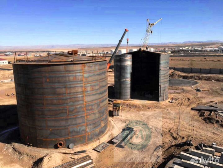 Резервуар для хранения 100 м3. рвс