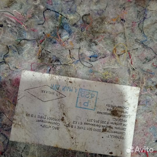 Обшивка багажника Renault Sandero 1