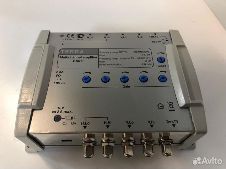 Усилитель тв синала terra sa 511