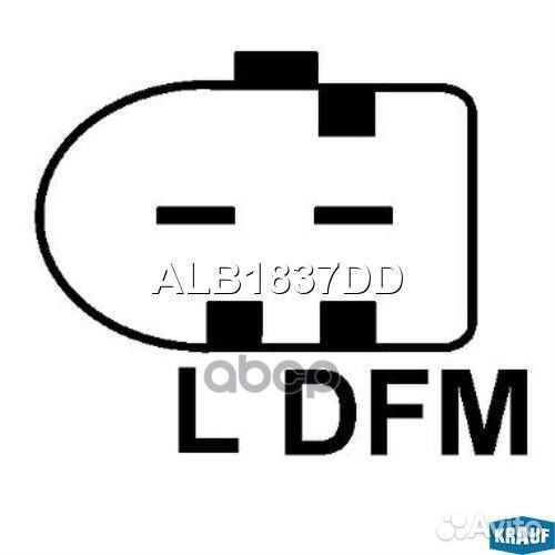 Генератор 12V 140 A ALB1837DD Krauf