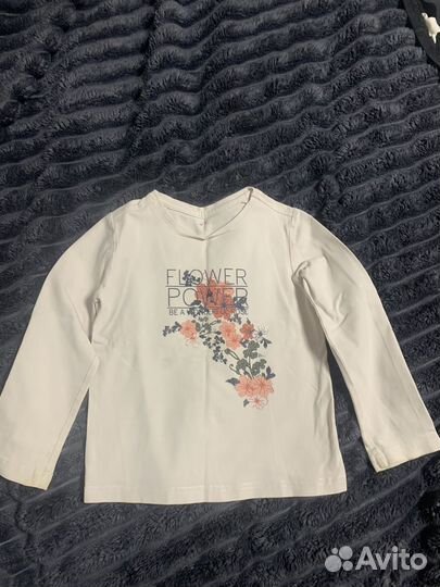 Футболка с длинным рукавом для девочки