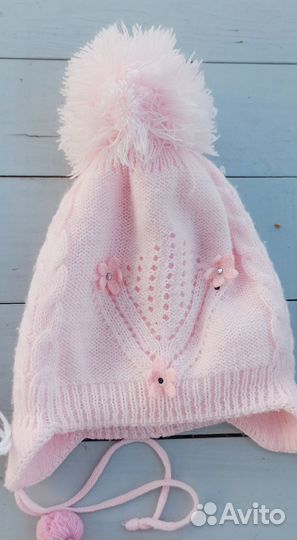 Шапки 3-6-9-12 мес