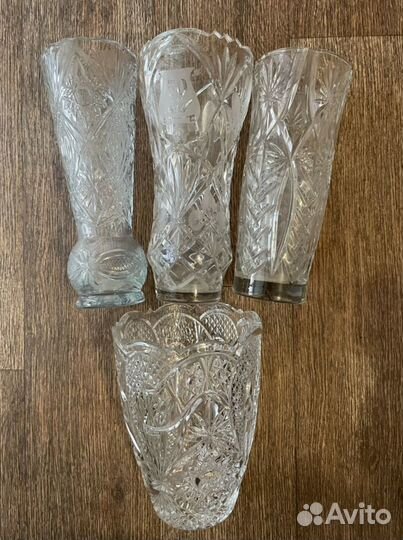 Вазы хрустальные (раритет)