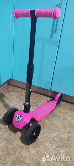 Самокат детский трехколесный складной