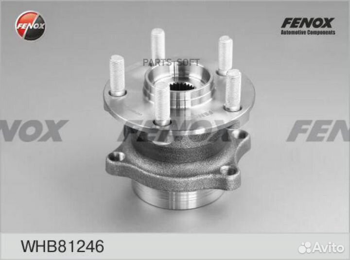 Fenox WHB81246 WHB81246 к-кт подшипника ступицы за
