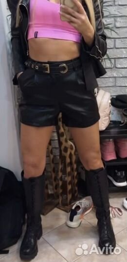 Шорты Экокожа