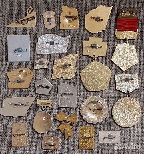 Значки СССР Ленин Съезд кпсс