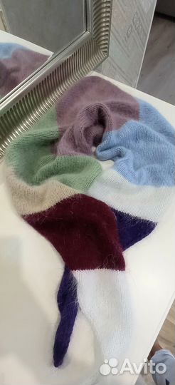 Косынка из пуха норки