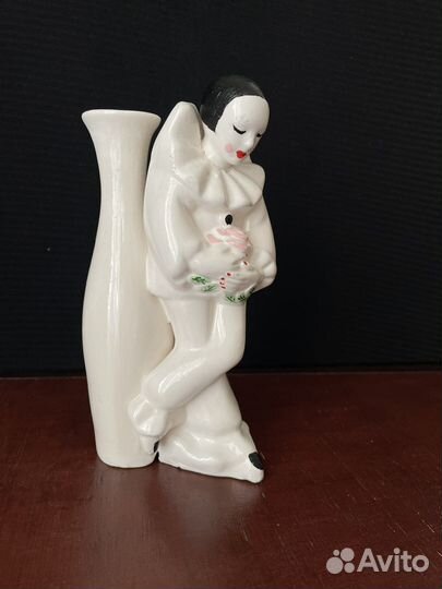 Фарфоровые статуэтки,Пьеро, клоуны,Европа