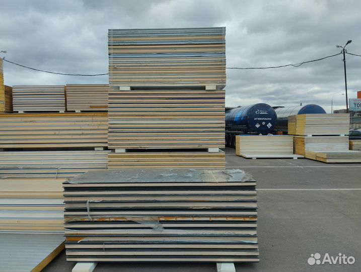 Сэндвич панели бу в наличии на складе