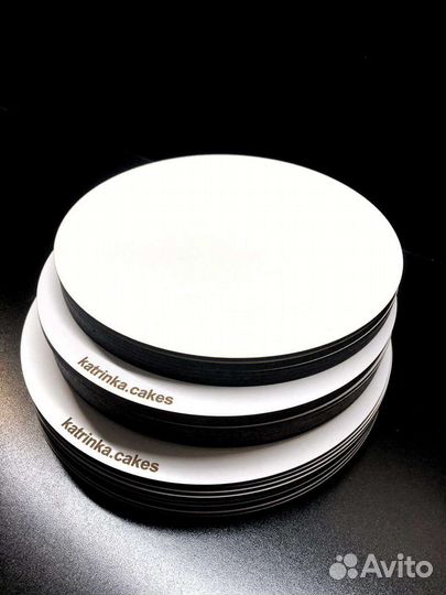 Подложки для торта 3мм 6мм Сатиновые
