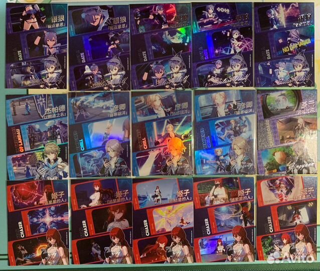 Коллекционные карточки Honkai Star Rail