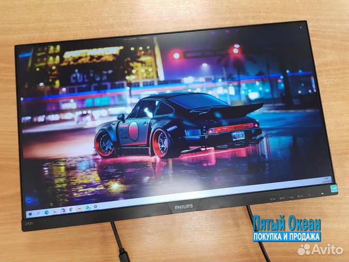 24'' (61см) Монитор Philips 243V7Q, FHD IPS