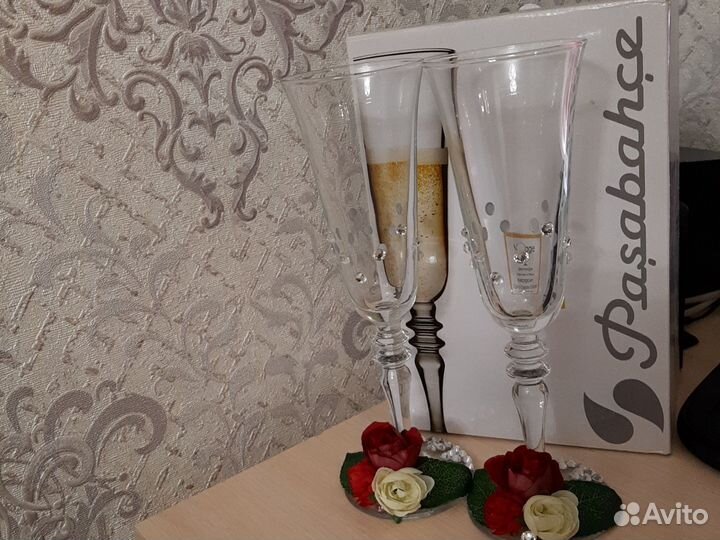 Бокалы для жениха и невесты