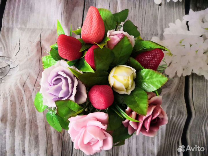 Букет из мыла