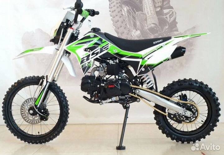 Питбайк BSE EX 125e 14/12 Green 2