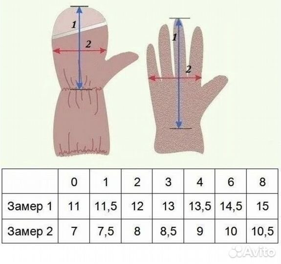 Краги варежки kerry демисезонные