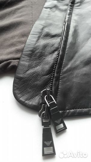 Куртка кожаная Emporio Armani