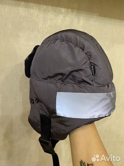 Шапка ушанка stone island