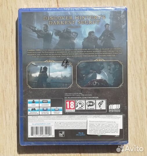 The Order 1886 PS4 (новый, рус.озвучка)