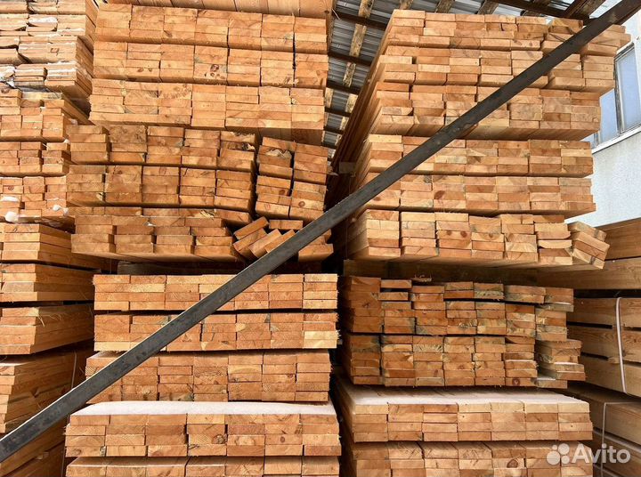 Брус обрезной 100х100х6000мм