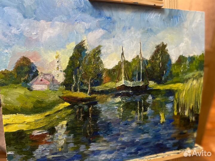 Картина маслом пейзаж