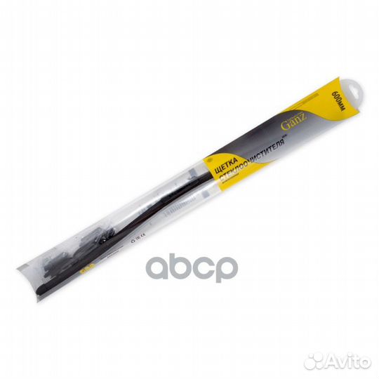 Щетка стеклоочистителя 600 мм бескаркасная 1 шт