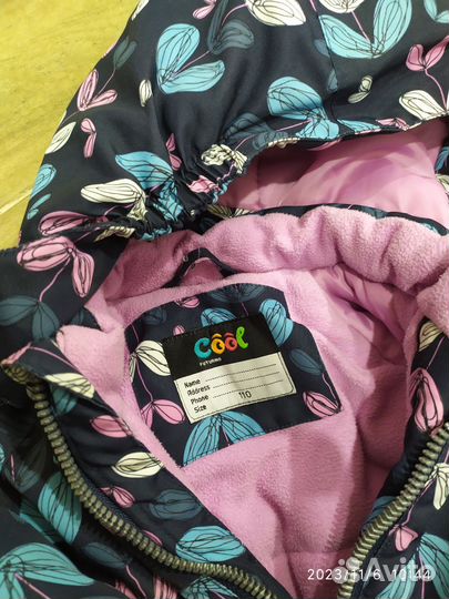 Зимний комбинезон для девочки 110 бу