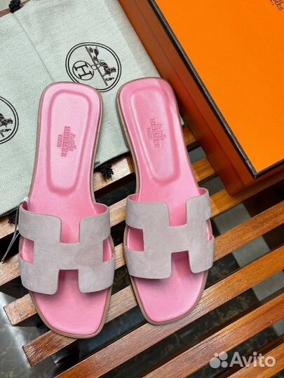 Тапочки Hermes oran