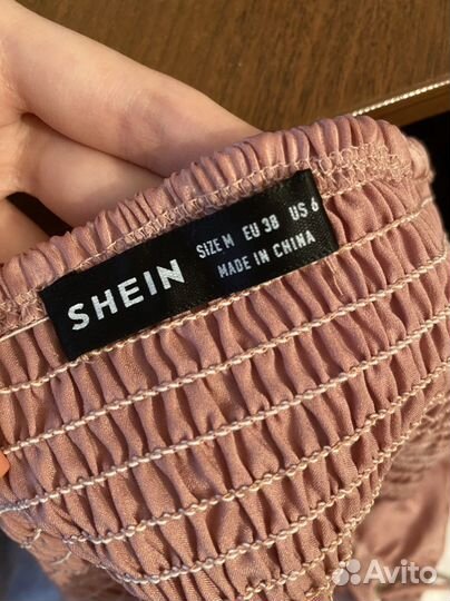Розовый топ shein