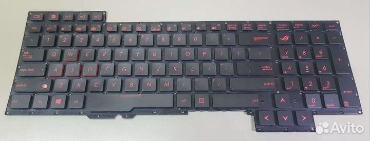 Клавиатура для ноутбука Asus G751 по кнопкам