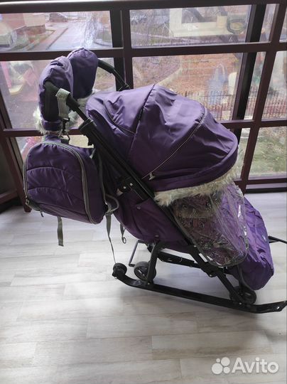 Коляска санки