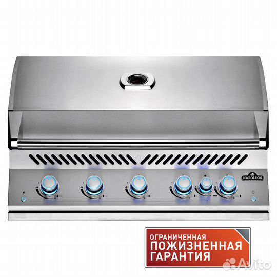 Встраиваемый газовый гриль Napoleon BIG-38 с верте