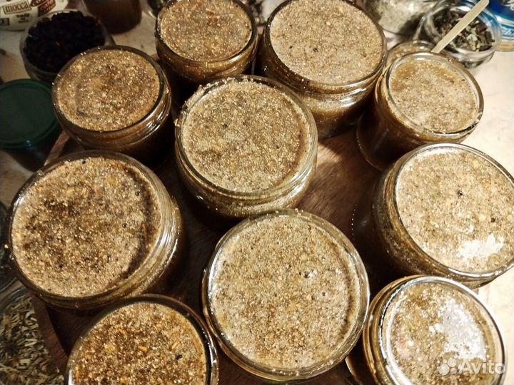 Сбор травяной на меду от гельминтов