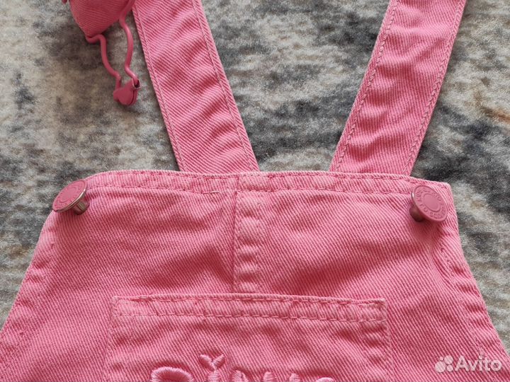 Джинсовый сарафан для девочки 110